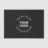 ロゴと文字 |黒 薄葉紙 (正面)