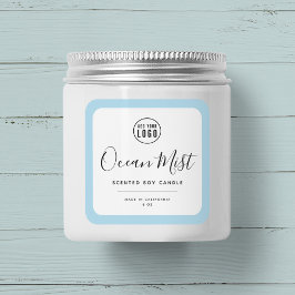 ロゴと編集可能なカラーの製品ラベルを追加 スクエアシール