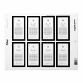 ロゴと編集可能なカラー縁ど製品の追加 ラベル (フルシート)