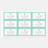 ロゴと編集可能なカラー製品の追加 ラベル (シート)