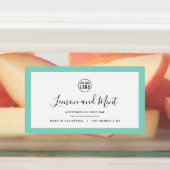 ロゴと編集可能なカラー製品の追加 ラベル (貼付)