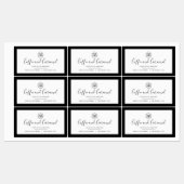 ロゴと編集可能なカラー製品の追加 ラベル (シート)