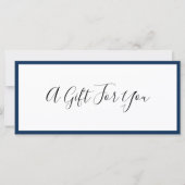 ロゴと編集可能なギフト縁ど証書の追加 (正面)