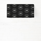 ロゴと編集可能なテキスト | 繰り返しパターン 横断幕 (インサイチュ)