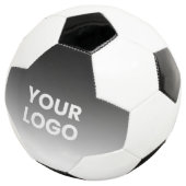 ロゴと編集可能なモダンカラーグラデーション サッカーボール (3/4)