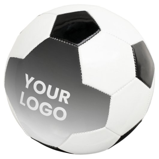 ロゴと編集可能なモダンカラーグラデーション サッカーボール (3/4)