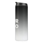 ロゴと編集可能なモダンカラーグラデーション タンブラー (回転右)