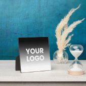 ロゴと編集可能なモダンカラーグラデーション フォトプラーク (インサイチュ)