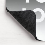 ロゴと編集可能なモダンカラーグラデーション マウスパッド (コーナー)