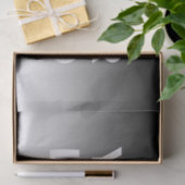 ロゴと編集可能なモダンカラーグラデーション 薄葉紙 (ギフト)