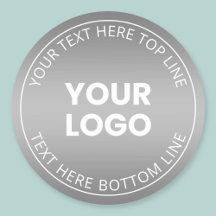 ロゴと編集可能な任意のカラーグラデーション