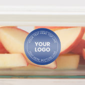 ロゴと編集可能な任意のカラーグラデーション ラベル (貼付)