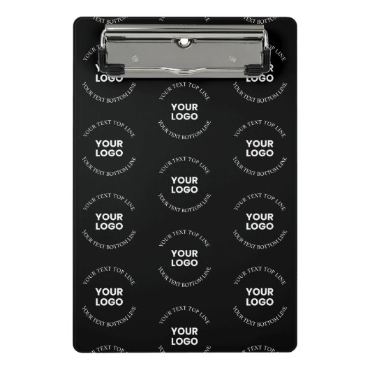 ロゴと編集可能な文字パターンを置き換える簡単 ミニクリップボード (正面)