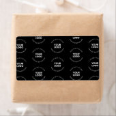 ロゴと編集可能な文字パターンを置き換える簡単 ラベル (インサイチュ)