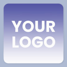 ロゴと編集可能な背景色グラデーション