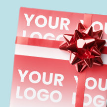 ロゴと編集可能な背景色グラデーション