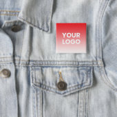 ロゴと編集可能な背景色グラデーション 缶バッジ (インサイチュ)