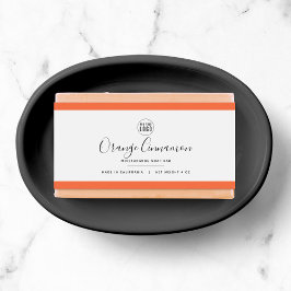 ロゴと編集可能な色の製品ラベルを追加する ペットボトルラベル