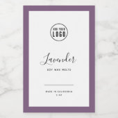 ロゴと編集可能な色の製品ラベルを追加する ワインラベル (シングルラベル)