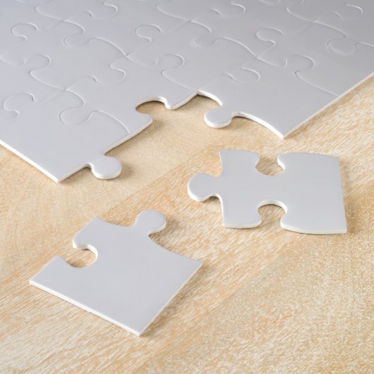 ロゴと編集可能文字 |濃い灰色のグラデーション ジグソーパズル (側面)