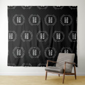 ロゴと編集可能文字 |繰り返しパターン タペストリー (インサイチュ(横))