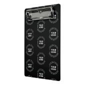 ロゴと編集可能文字 |繰り返しパターン ミニクリップボード (アングル2)