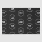 ロゴと編集可能文字 |繰り返しパターン 薄葉紙 (正面)