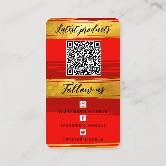 ロゴとQRコードを追加モダンお礼パーソナライズされたを述べる 名刺 (裏面)