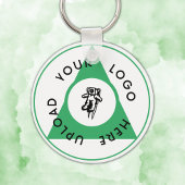 ロゴとQRコードキーチェーンの追加 キーホルダー