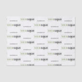 ロゴとWebサイトのスモールティッシュペーパー 薄葉紙 (正面)