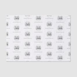 ロゴとWebサイトを白黒で追加 薄葉紙