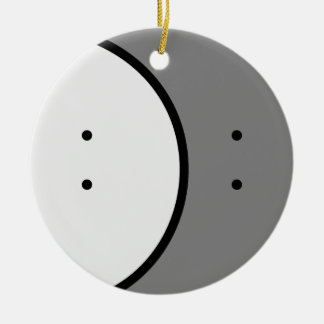 ロゴのみ、文字が背面 セラミックオーナメント