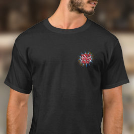 ロゴのアップロードテンプレート – ブラックスタッフ Tシャツ