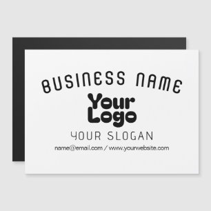 ロゴのアップロードモダンレトロ – 白黒（編集可能）