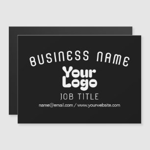 ロゴのアップロードモダンレトロ – 白黒（編集可能）