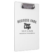 ロゴのアップロードモダンレトロ – 白黒（編集可能） クリップボード (右)