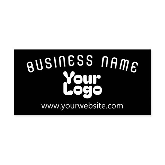 ロゴのアップロードレトロモダン- セルフインキングスタンプ (デザイン)