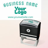 ロゴのアップロードレトロモダン- セルフインキングスタンプ