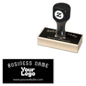 ロゴのアップロードレトロモダン- ラバースタンプ (押印)