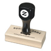 ロゴのアップロードレトロモダン- ラバースタンプ (スタンプ)