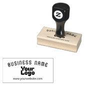 ロゴのアップロードレトロモダン- ラバースタンプ (押印)