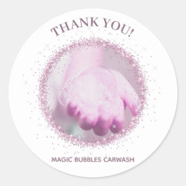 *~*ロゴのアップロード写真THANK YOU Seal Label ラウンドシール