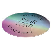 ロゴのアップロード |グラデーシカラフルョンの色の変更 カッティングボード (角)