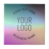 ロゴのアップロード |グラデーシカラフルョンの色の変更 タイル (正面)