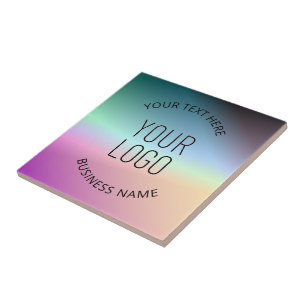 ロゴのアップロード グラデーシカラフルョンの色の変更 タイル