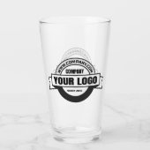 ロゴのアップロード タンブラーグラス (裏面)