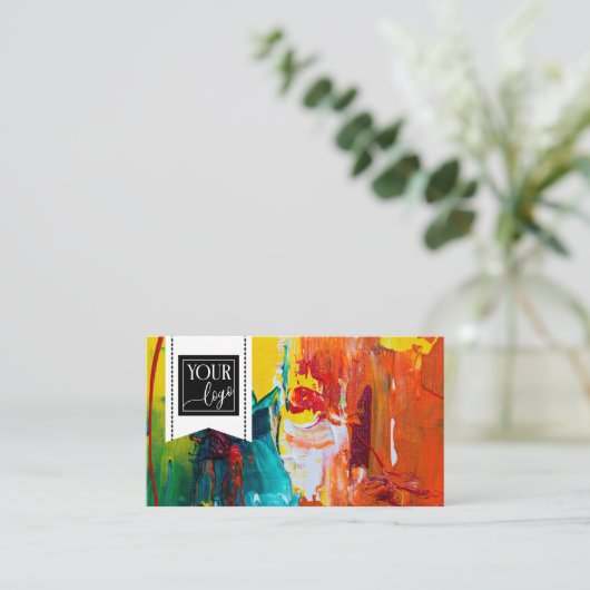 ロゴのアートワークArtist Art Studio 名刺 (スタンド正面)