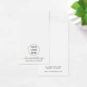 ロゴのイヤリングとスクリプト名の表示カードの追加 (デスク)