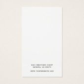 ロゴのイヤリングとスクリプト名の表示カードの追加 (裏面)