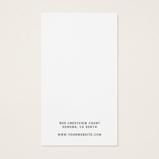 ロゴのイヤリングとスクリプト名の表示カードの追加 (裏面)